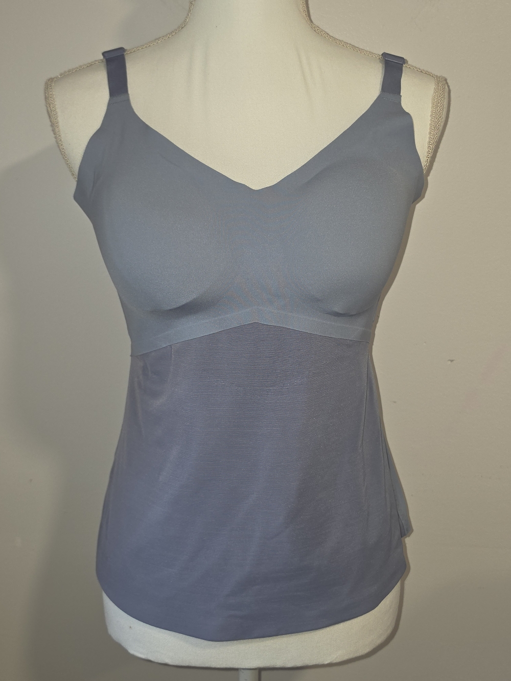 Honeylove Women's Slate Blue  LiftWear Shaper Cami Top Stretch Comfy Size Large